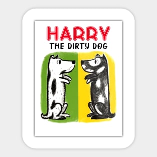 Harry the dirty dog Sticker